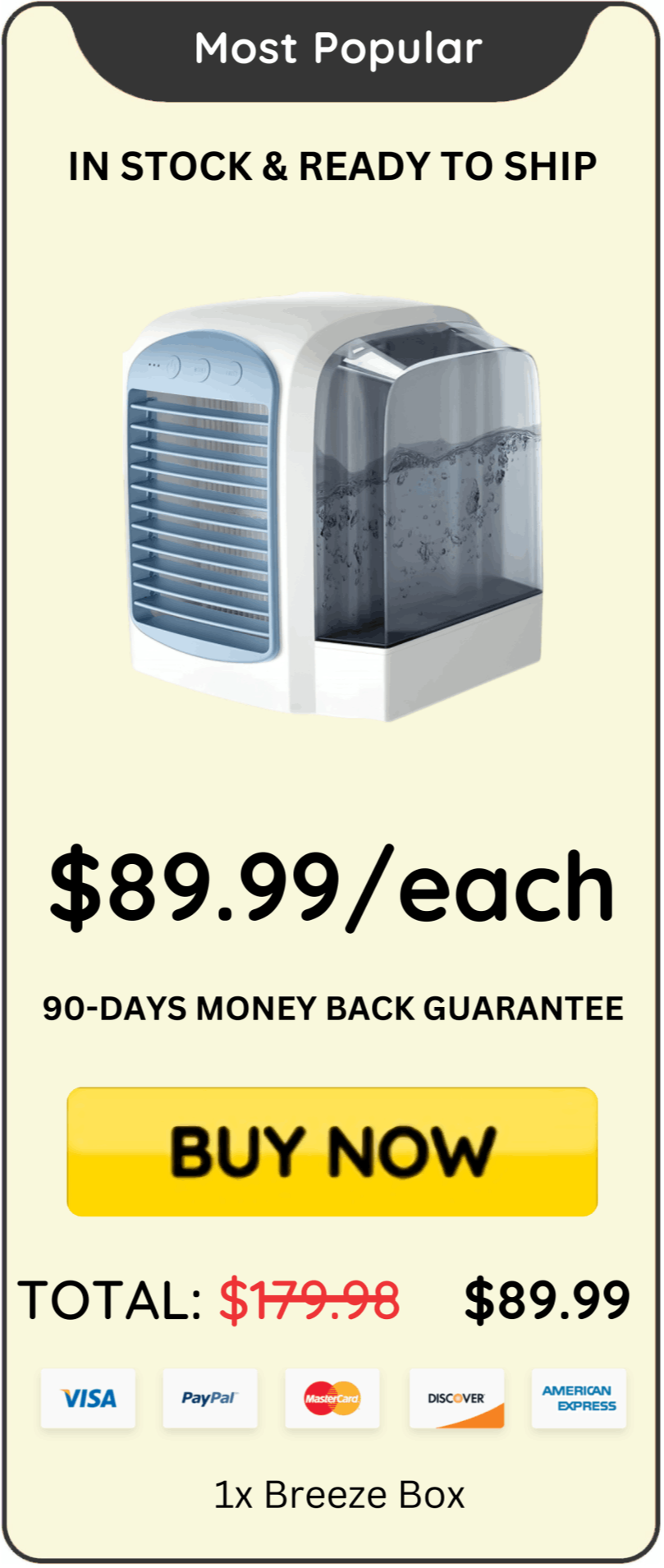 Breeze Box Price
